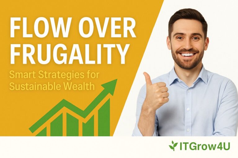 Flow Over Frugality concept — smart wealth strategies by ITGrow4U