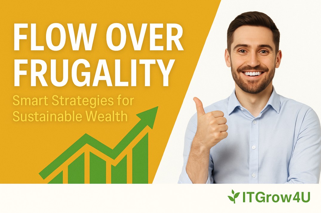 Flow Over Frugality concept — smart wealth strategies by ITGrow4U