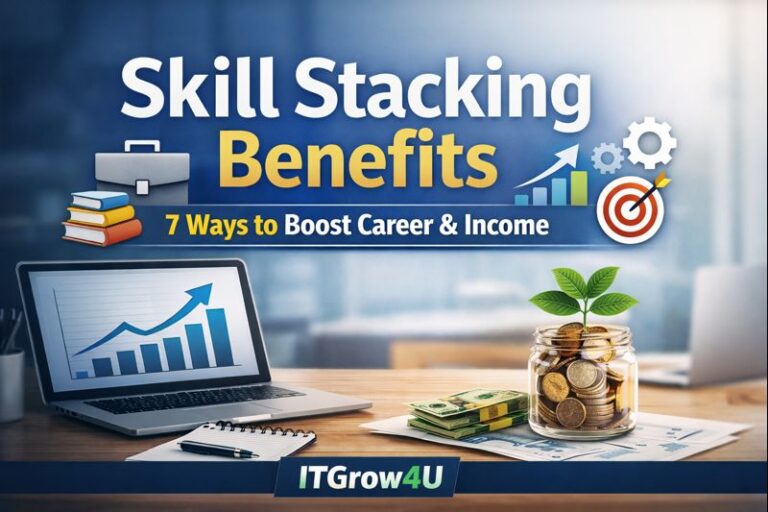 Skill Stacking Benefits: Boost career growth, income, and financial success with strategic skill combinations from ITGrow4U.
