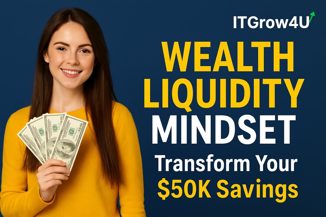 Wealth Liquidity Mindset: Transform $50K Savings into Financial Freedom with ITGrow4U