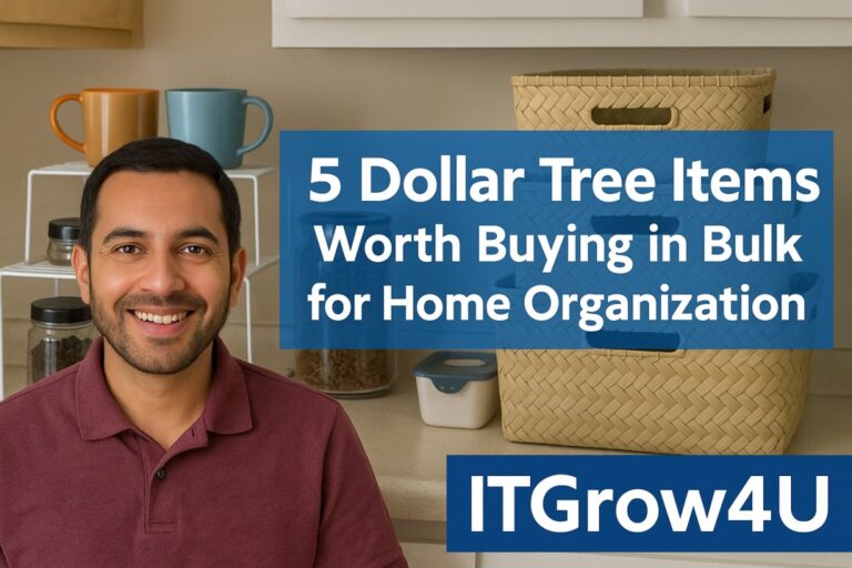 Dollar Tree items for smart home organization – ITGrow4U
