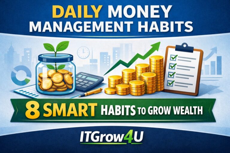 Daily money management habits for budgeting, saving, and building wealth – ITGrow4U.