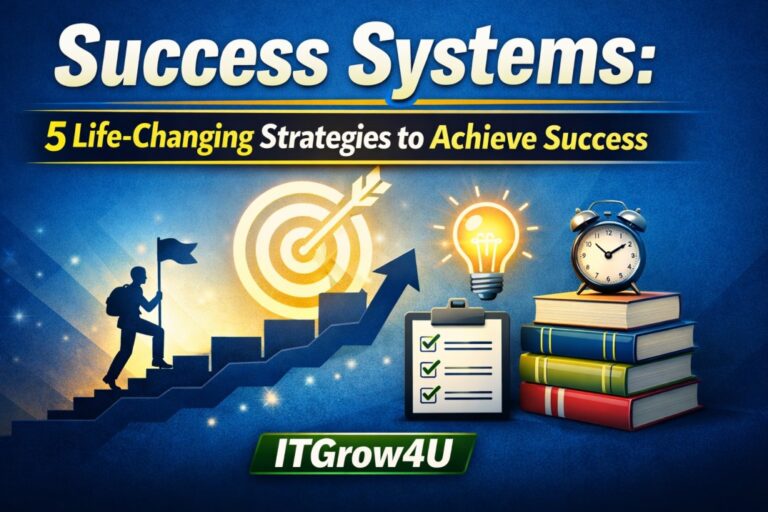 Success Systems guide to mastering energy, focus, identity, execution, and environment by ITGrow4U.