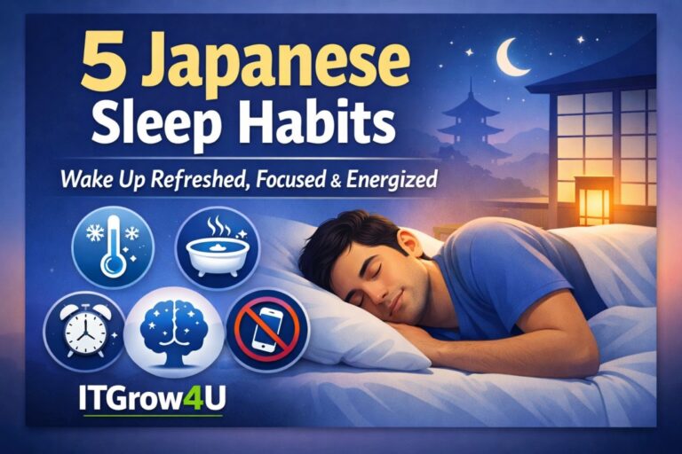 5 Japanese Sleep Habits for Deep Rest and Recovery