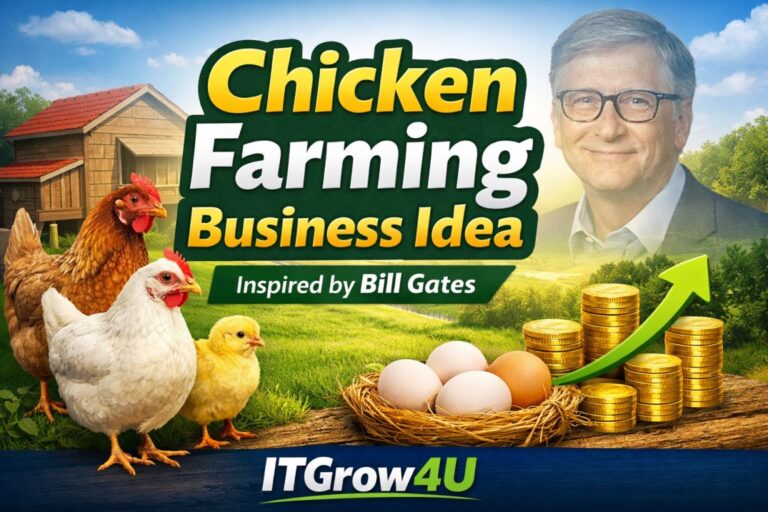 Chicken Farming Business Idea Inspired by Bill Gates for Steady Income.