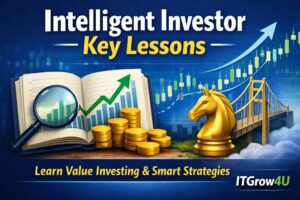 Intelligent Investor Key Lessons with value investing strategies and financial growth concepts by ITGrow4U.
